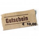 Einkaufsgutschein im Wert von EUR 10,00