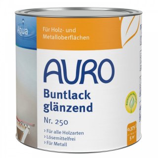 AURO Buntlack glnzend Aqua 250 (ausgelaufen)