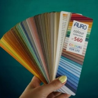 AURO Farbtonblock (Farbfächer) für CFL Lasuren (Computer Mischtöne)
