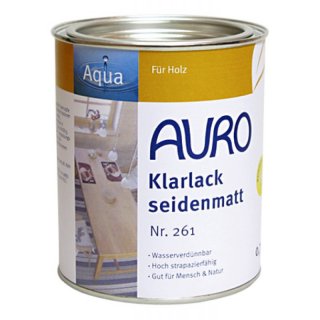 AURO Klarlack seidenmatt Aqua 261