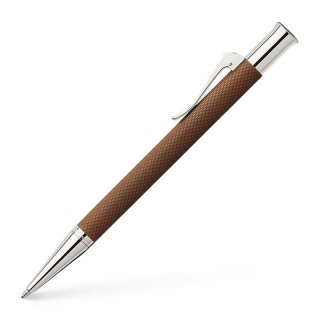 FABER CASTELL Drehkugelschreiber Guilloche Cognac