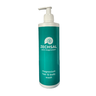 Zechsal Magnesium Hair & Body wash, 500 ml. Mit Dosierpumpe